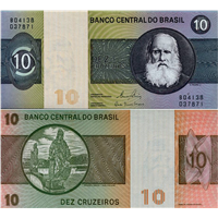 BRASIL, 10 CRUZEIROS 1980 - P.193. (AMERICA).       **CHUCHOPEREZ**