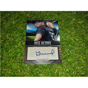 JOSÉ ALTUVE AUTÓGRAFO CERTIFICADO PANINI PRIZM 2014 AUTOGRAPHS