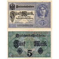 ALEMANIA - 5 MARKS - 1917 - P56. (EUROPA).      **CHUCHOPEREZ**