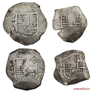 SET DE MONEDAS DEL NAUFRAGIO NUESTRA SEÑORA DE LA LIMPIA Y PURA CONCEPCIÓN DE 1641, CECA DE MÉXICO