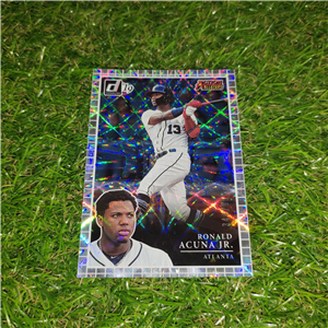 RONALD ACUÑA JR NUMERADA /999 DONRUSS ALL STAR ACTION 2019 PARALELA RAPTURE