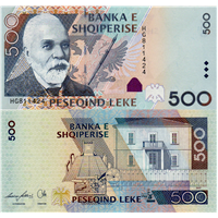 ALBANIA - 500 LEKE - 2007 - P72.
(EUROPA).     **CHUCHOPEREZ**