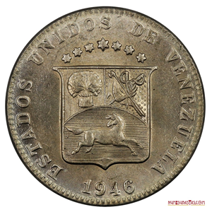 LOCHA O MONEDA DE 12 ½ CÉNTIMOS DE 1946 EN ALTO GRADO DE CONSERVACIÓN