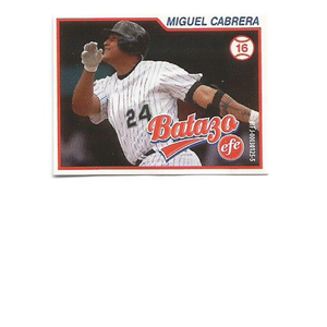 MIGUEL CABRERA BATAZO EFE #16 MINI PRODUCCIÓN NACIONAL